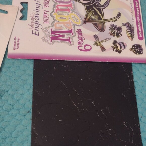 NEW lot of 3 frog / insect theme stickers and magnet craft packs - Picture 3 of 3